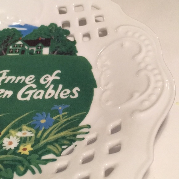 Anne of green gables plate hand decorated - Picture 3 of 8